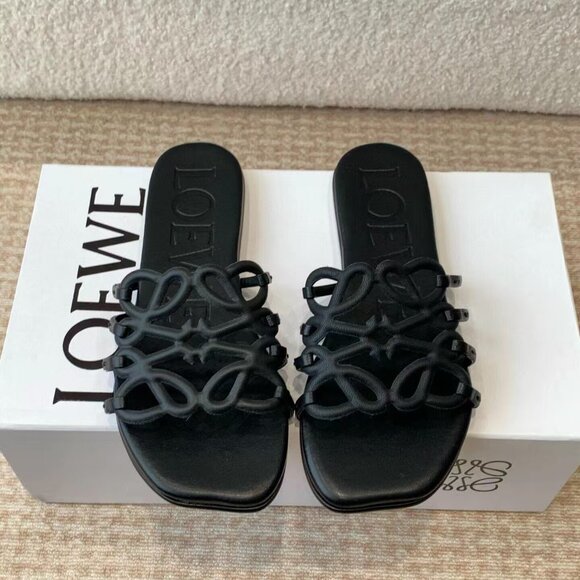 Loewe Shoes - Loewe Elegant Black Sandals for Women
